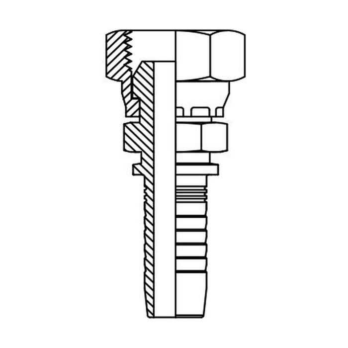 Hose Tail Barb BSP Swivel Female Straight