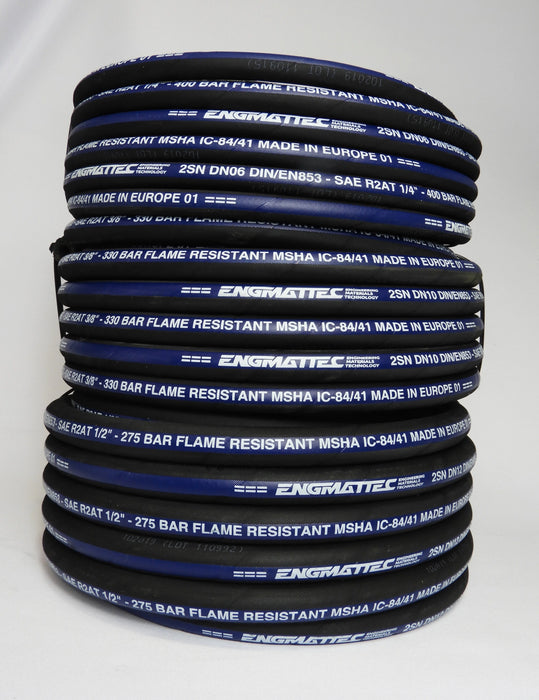 Engmattec - SAE 100R2 - Double Wire Braid (12) 3/4" - 3120psi - Bundle