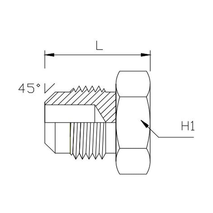 SAE Male Plug