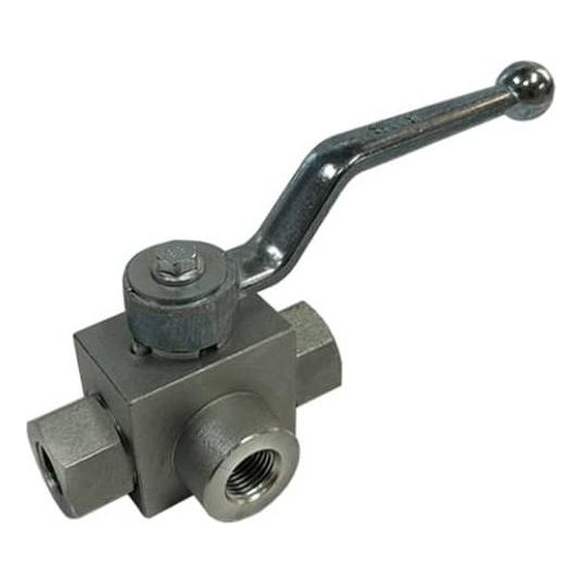 Ball Valve - 3 Way Open Centre