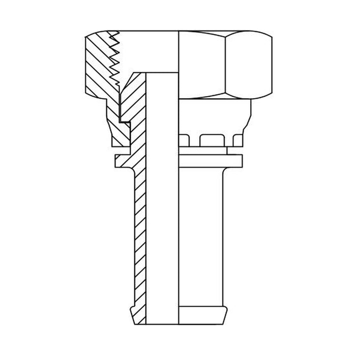 Hose Tail Low Pressure BSP Swivel Female Straight