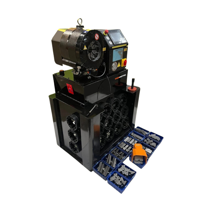 Engmattec - 240 Volt 2.5 inch Digital Hydraulic Hose Swaging Crimping Machine
