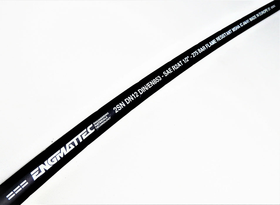 Engmattec - SAE 100R2 - Double Wire Braid (08) 1/2" - 4000psi - Bundle