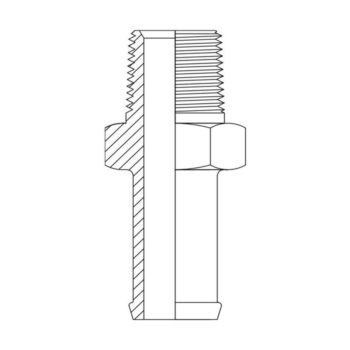 Hose Tail Low Pressure BSP Tapered Male Straight