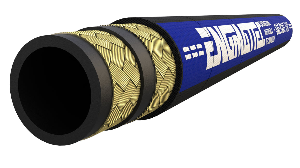 Engmattec - SAE 100R2 - Double Wire Braid (04) 1/4" - 5800psi