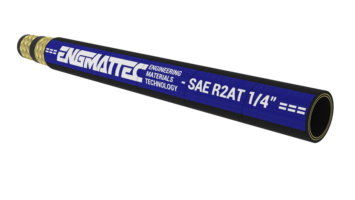 Engmattec - SAE 100R2 - Double Wire Braid (04) 1/4" - 5800psi - Bundle