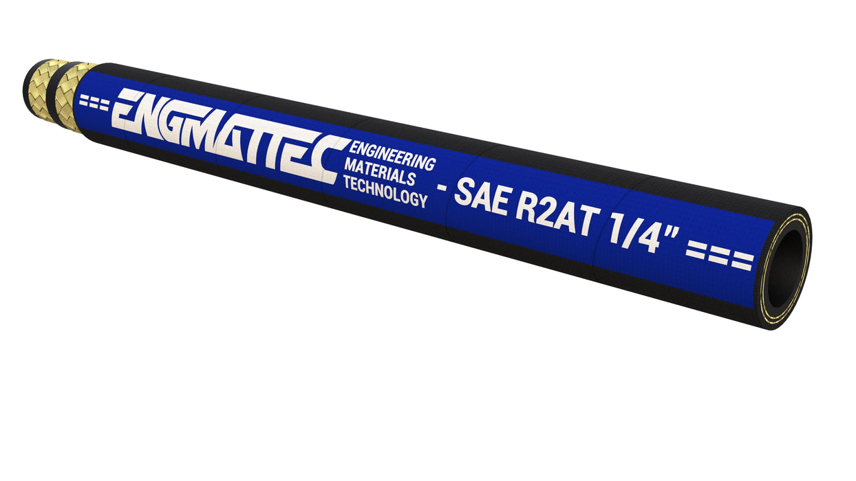 Engmattec - SAE 100R2 - Double Wire Braid (04) 1/4" - 5800psi