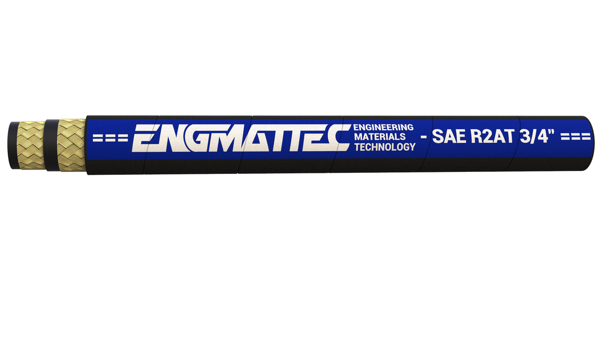 Engmattec - SAE 100R2 - Double Wire Braid (12) 3/4" - 3120psi
