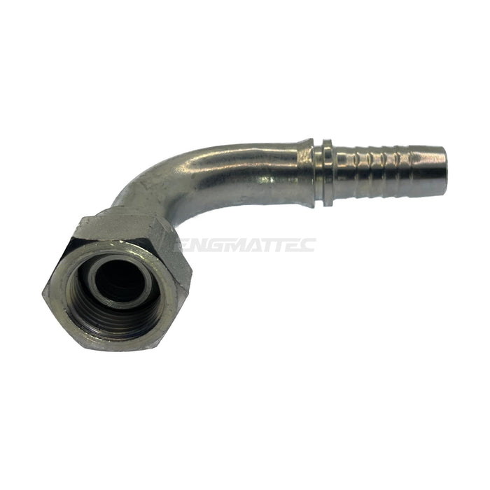 Hose Tail Barb BSP Swivel Female 90° Swept