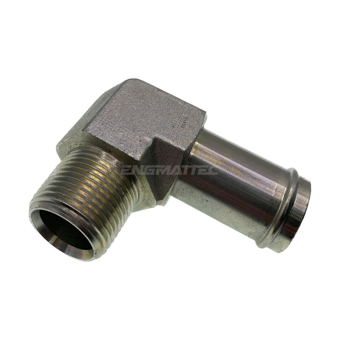Hose Tail Low Pressure NPT Tapered Male 90° Compact