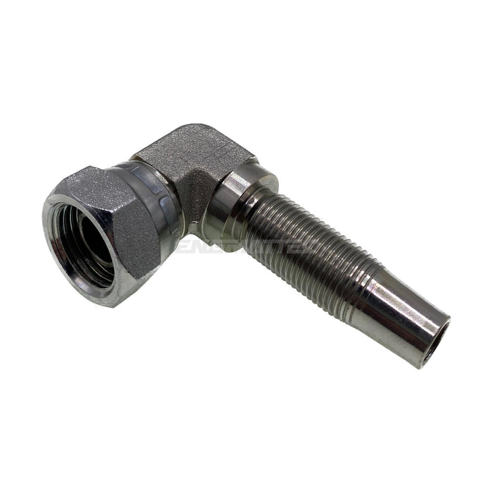 Hose Tail Reusable BSP Swivel Female 90° Compact