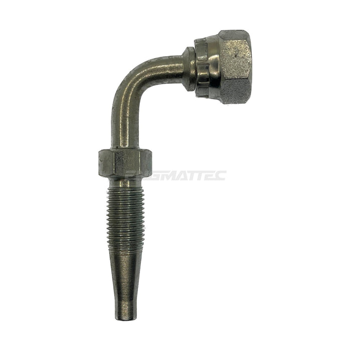 Hose Tail Reusable BSP Swivel Female 90° Swept