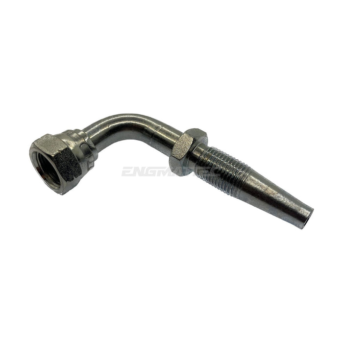 Hose Tail Reusable BSP Swivel Female 90° Swept