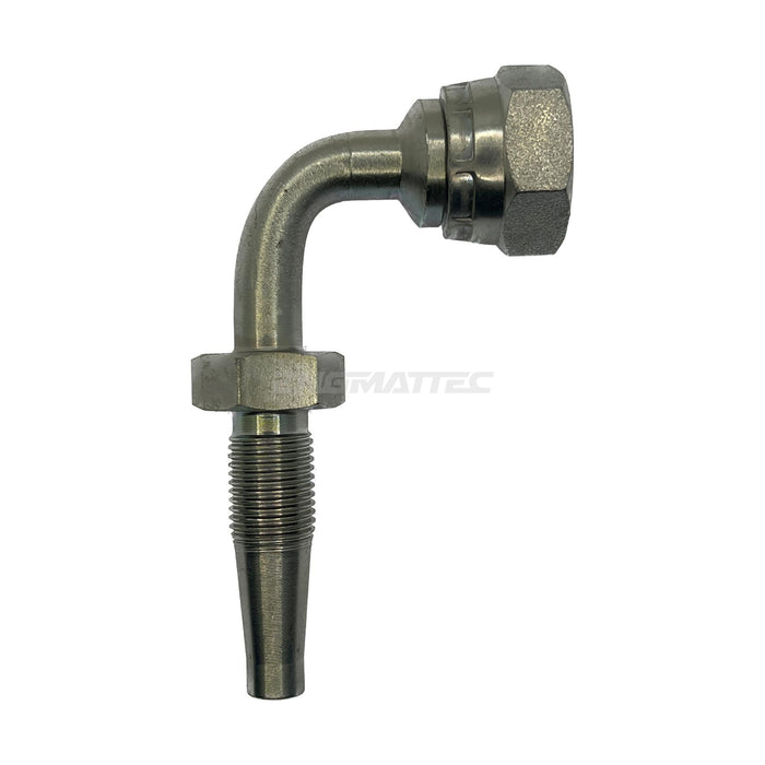 Hose Tail Reusable BSP Swivel Female 90° Swept