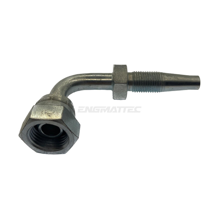 Hose Tail Reusable BSP Swivel Female 90° Swept