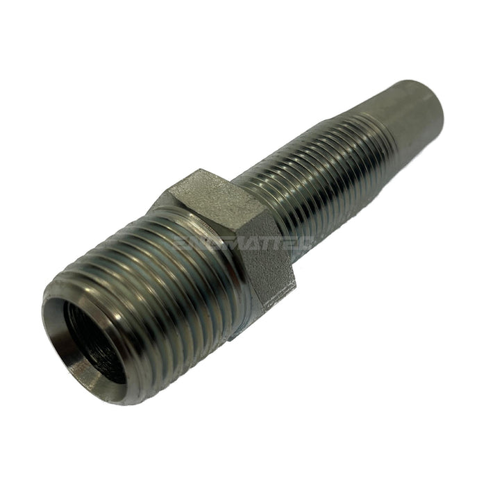 Hose Tail Barb Reusable BSP Tapered Male Straight — ENGMATTEC