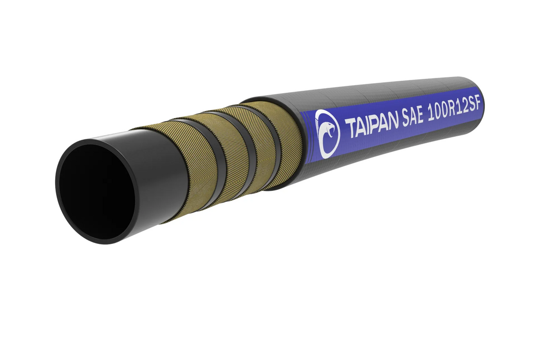 Taipan - SAE 100R12 - Four Wire Spiral (06) 3/8" - 4100psi - Tough Cover