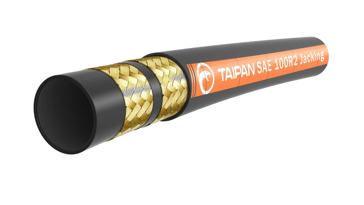 Taipan - SAE 100R2 - Double Wire Braid (04) 1/4" - 10000psi - Jackin